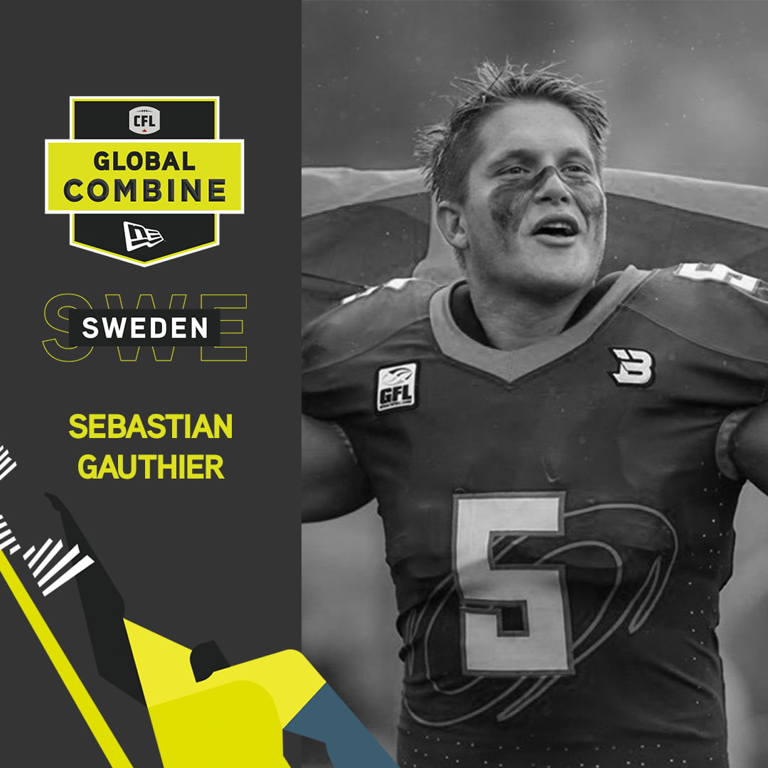 CFL Combine SWEDEN: Sebastian Gauthier, DB