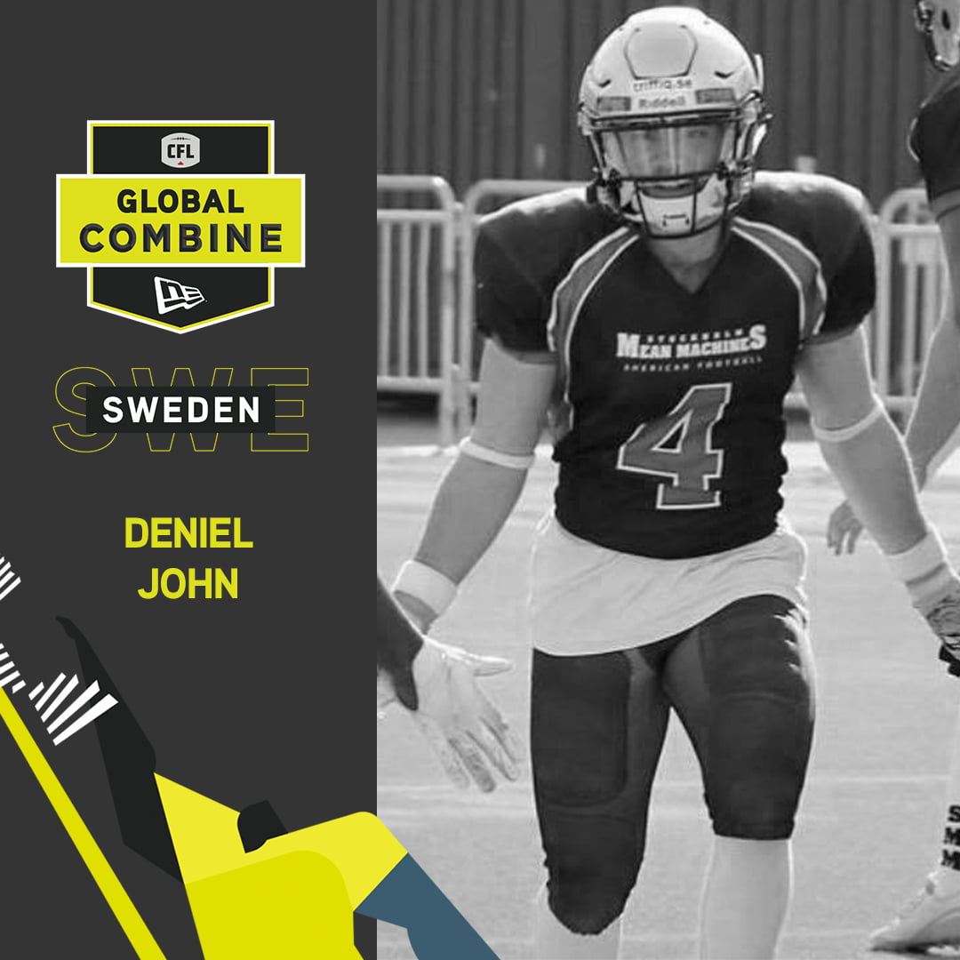 CFL Combine SWEDEN: Denny John, WR/ST