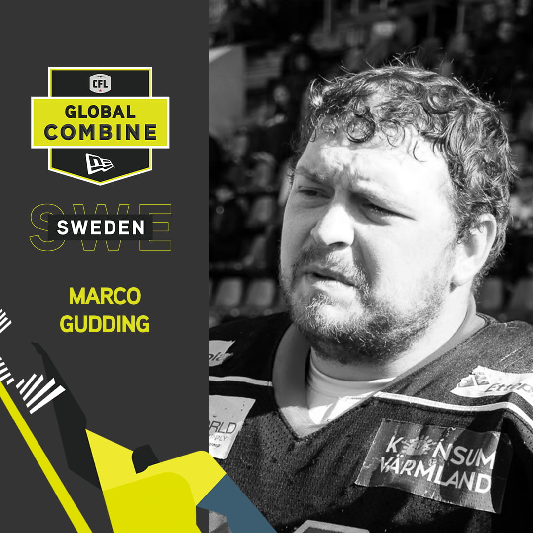 CFL Combine SWEDEN: Marco Gudding, DL