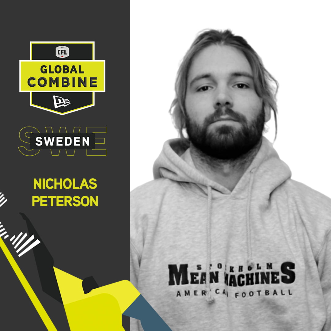 CFL Combine SWEDEN: Nicholas Peterson, DB